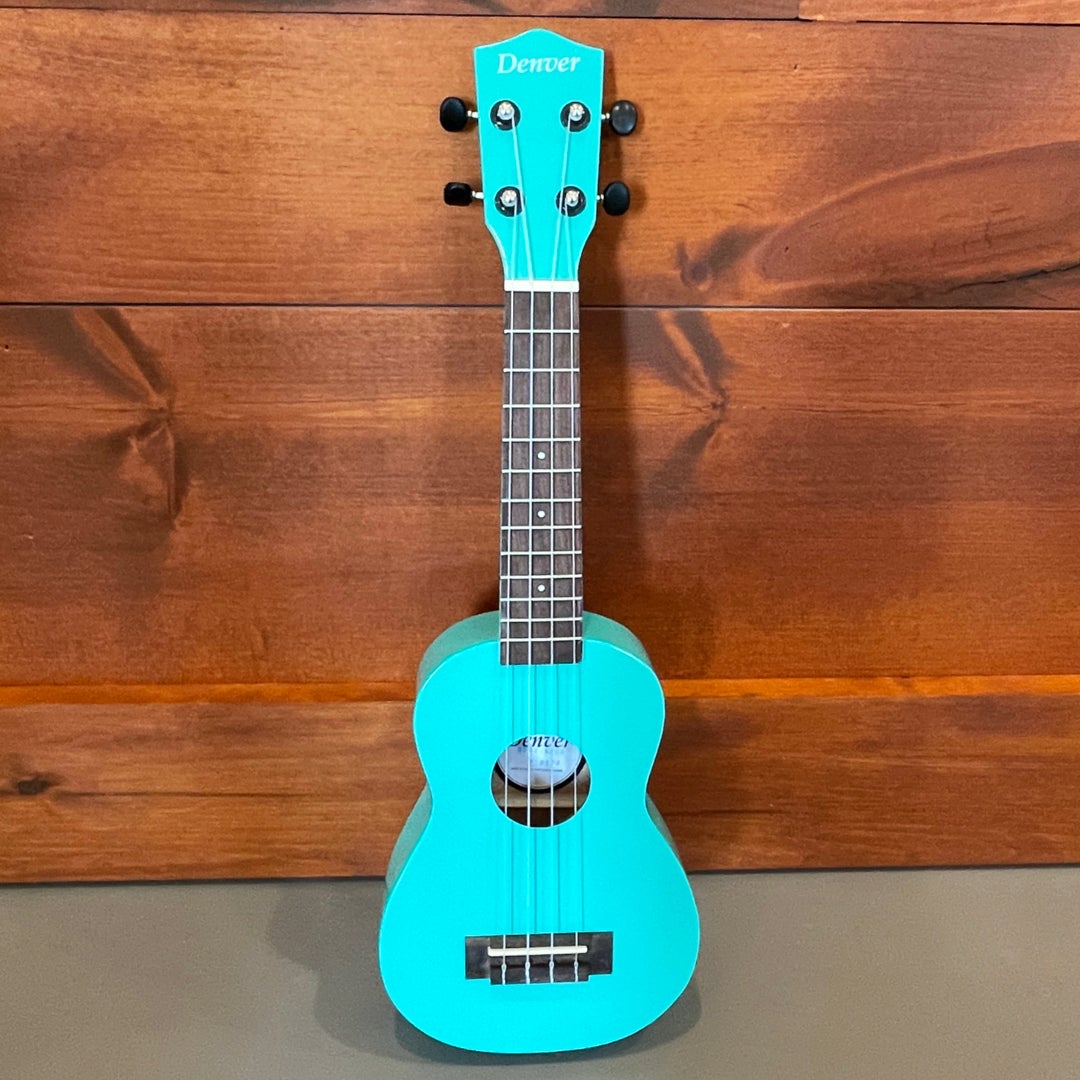 Denver Soprano Ukulele Sparkle Green Ren e s Music Store